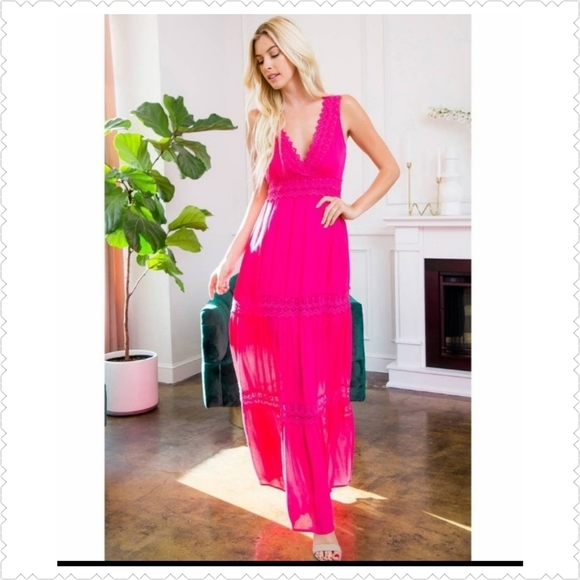 Womens Maxi Dress - Picture 2 of 7